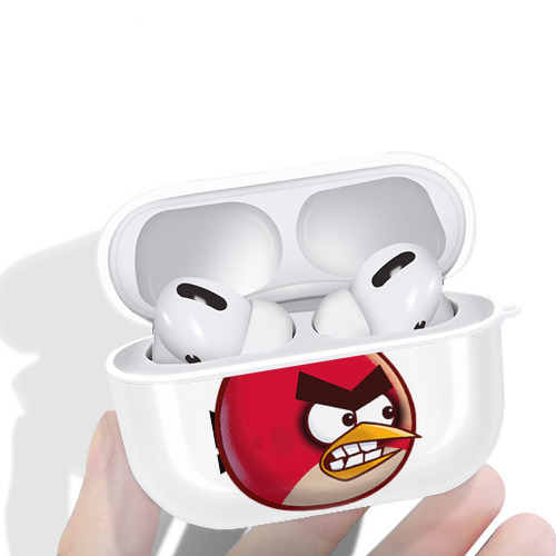 Angry Birds アングリーバード 【AirPods Pro用】ハードシェル保護ケース 耐衝撃・防指紋・カラビナ付き商品仕様