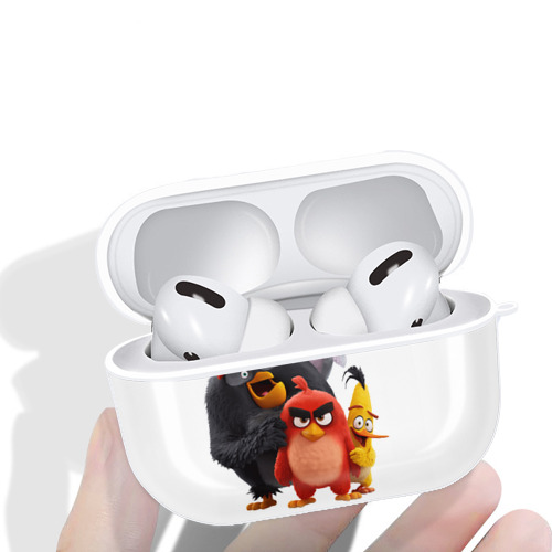 Angry Birds アングリーバード 【AirPods Pro用】ハードシェル保護ケース 耐衝撃・防指紋・カラビナ付き商品仕様