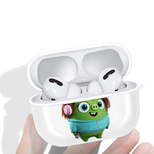 Angry Birds アングリーバード 【AirPods Pro用】ハードシェル保護ケース 耐衝撃・防指紋・カラビナ付き商品仕様