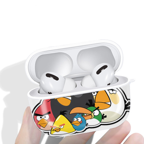 Angry Birds アングリーバード 【AirPods Pro用】ハードシェル保護ケース 耐衝撃・防指紋・カラビナ付き商品仕様