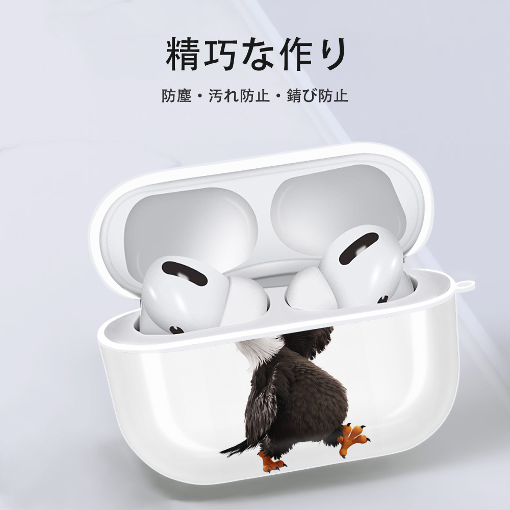 Angry Birds アングリーバード 【AirPods Pro用】ハードシェル保護ケース 耐衝撃・防指紋・カラビナ付き商品仕様