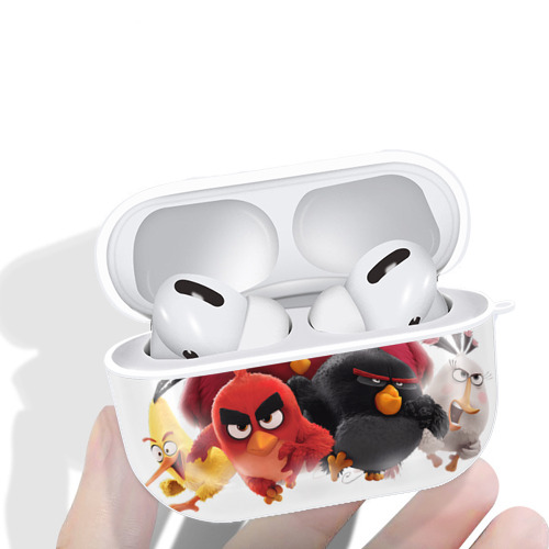 Angry Birds アングリーバード 【AirPods Pro用】ハードシェル保護ケース 耐衝撃・防指紋・カラビナ付き商品仕様