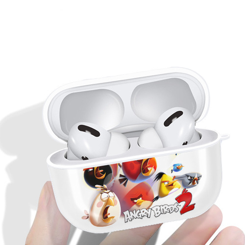 Angry Birds アングリーバード 【AirPods Pro用】ハードシェル保護ケース 耐衝撃・防指紋・カラビナ付き商品仕様