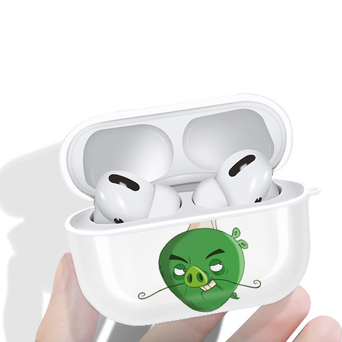 Angry Birds アングリーバード 【AirPods Pro用】ハードシェル保護ケース 耐衝撃・防指紋・カラビナ付き商品仕様