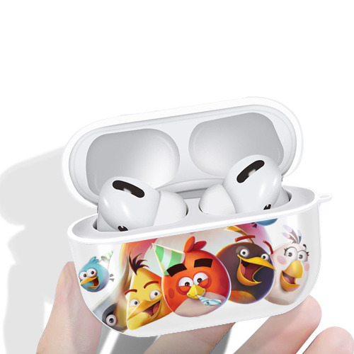 Angry Birds アングリーバード 【AirPods Pro用】ハードシェル保護ケース 耐衝撃・防指紋・カラビナ付き商品仕様
