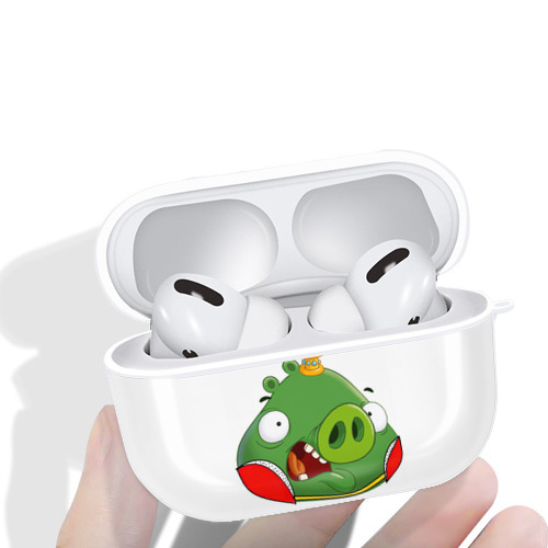 Angry Birds アングリーバード 【AirPods Pro用】ハードシェル保護ケース 耐衝撃・防指紋・カラビナ付き商品仕様
