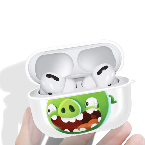 Angry Birds アングリーバード 【AirPods Pro用】ハードシェル保護ケース 耐衝撃・防指紋・カラビナ付き商品仕様