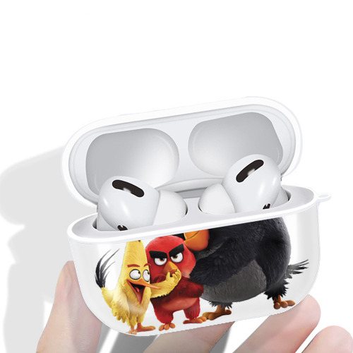 Angry Birds アングリーバード 【AirPods Pro用】ハードシェル保護ケース 耐衝撃・防指紋・カラビナ付き商品仕様