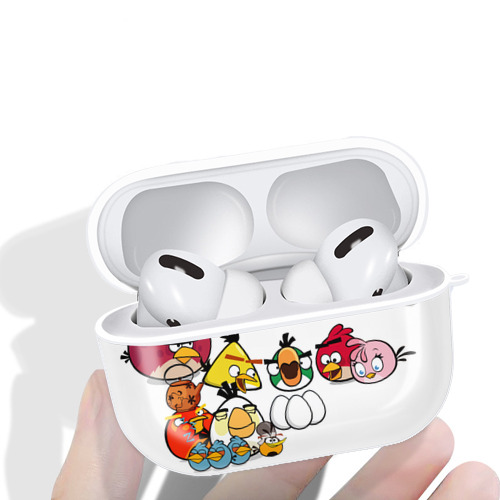 Angry Birds アングリーバード 【AirPods Pro用】ハードシェル保護ケース 耐衝撃・防指紋・カラビナ付き商品仕様