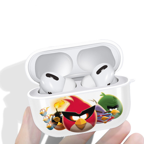 Angry Birds アングリーバード 【AirPods Pro用】ハードシェル保護ケース 耐衝撃・防指紋・カラビナ付き商品仕様