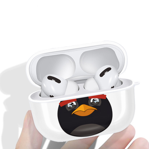 Angry Birds アングリーバード 【AirPods Pro用】ハードシェル保護ケース 耐衝撃・防指紋・カラビナ付き商品仕様