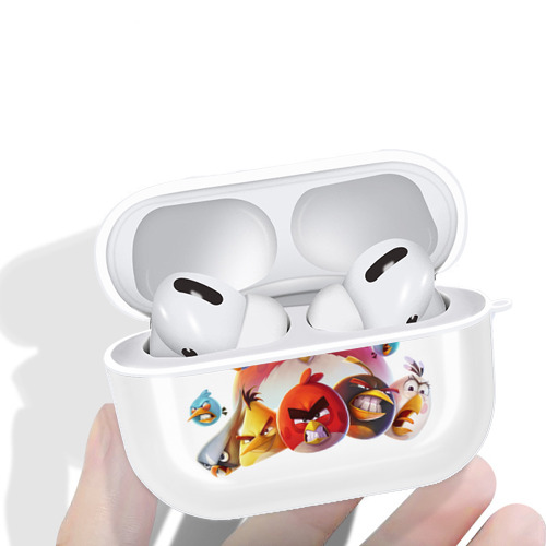 Angry Birds アングリーバード 【AirPods Pro用】ハードシェル保護ケース 耐衝撃・防指紋・カラビナ付き商品仕様