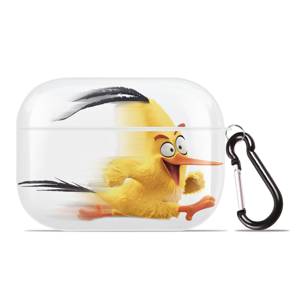 （画像用） Angry Birds アングリーバード 【AirPods Pro用】ハードシェル保護ケース 耐衝撃・防指紋・カラビナ付き商品仕様