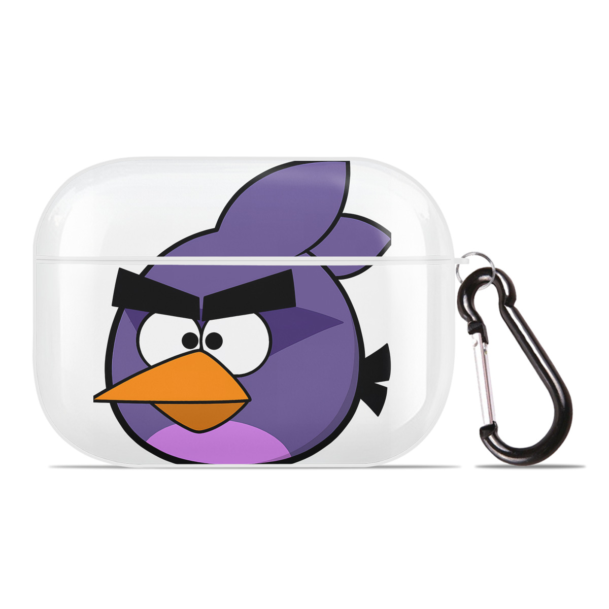 （画像用） Angry Birds アングリーバード 【AirPods Pro用】ハードシェル保護ケース 耐衝撃・防指紋・カラビナ付き商品仕様