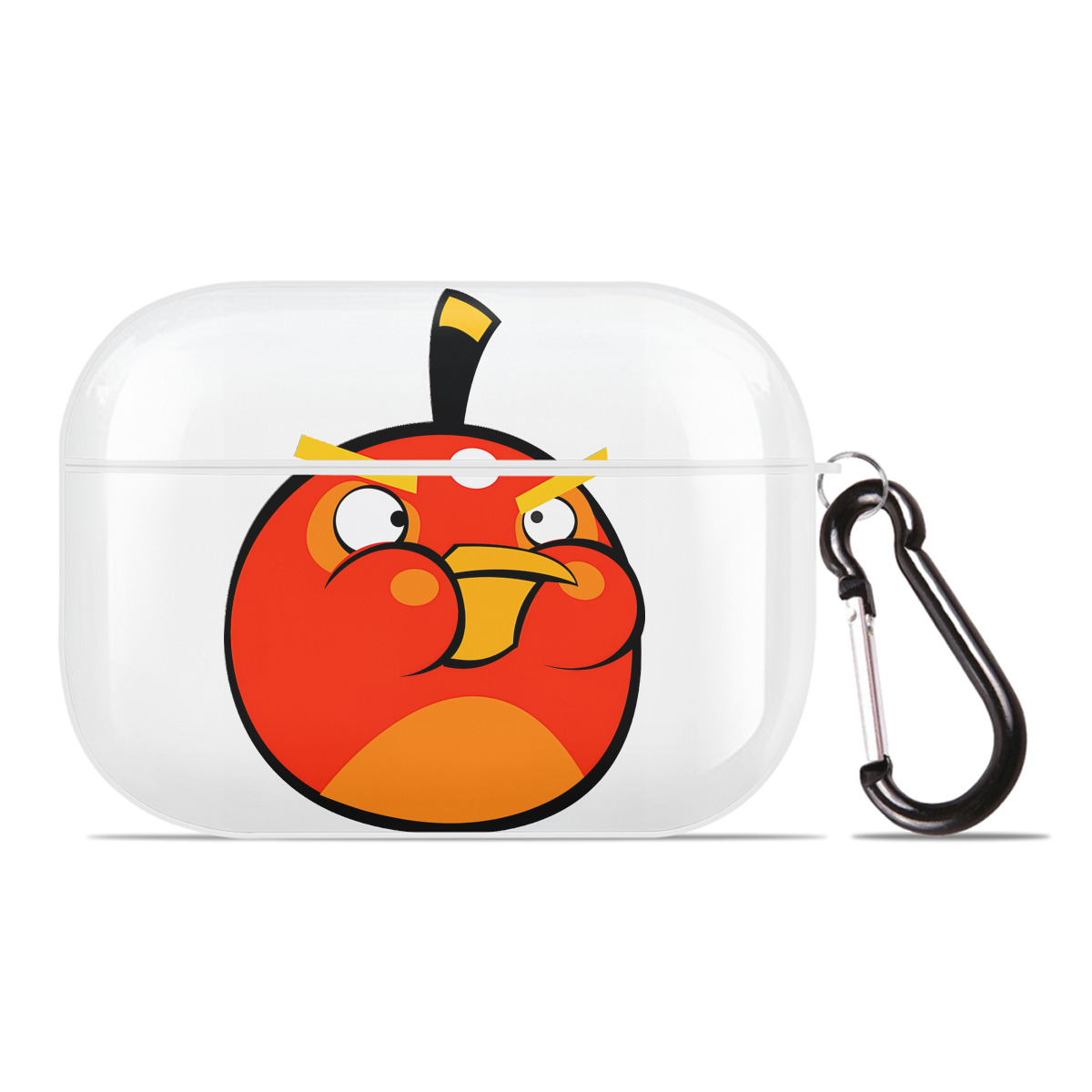 （画像用） Angry Birds アングリーバード 【AirPods Pro用】ハードシェル保護ケース 耐衝撃・防指紋・カラビナ付き商品仕様