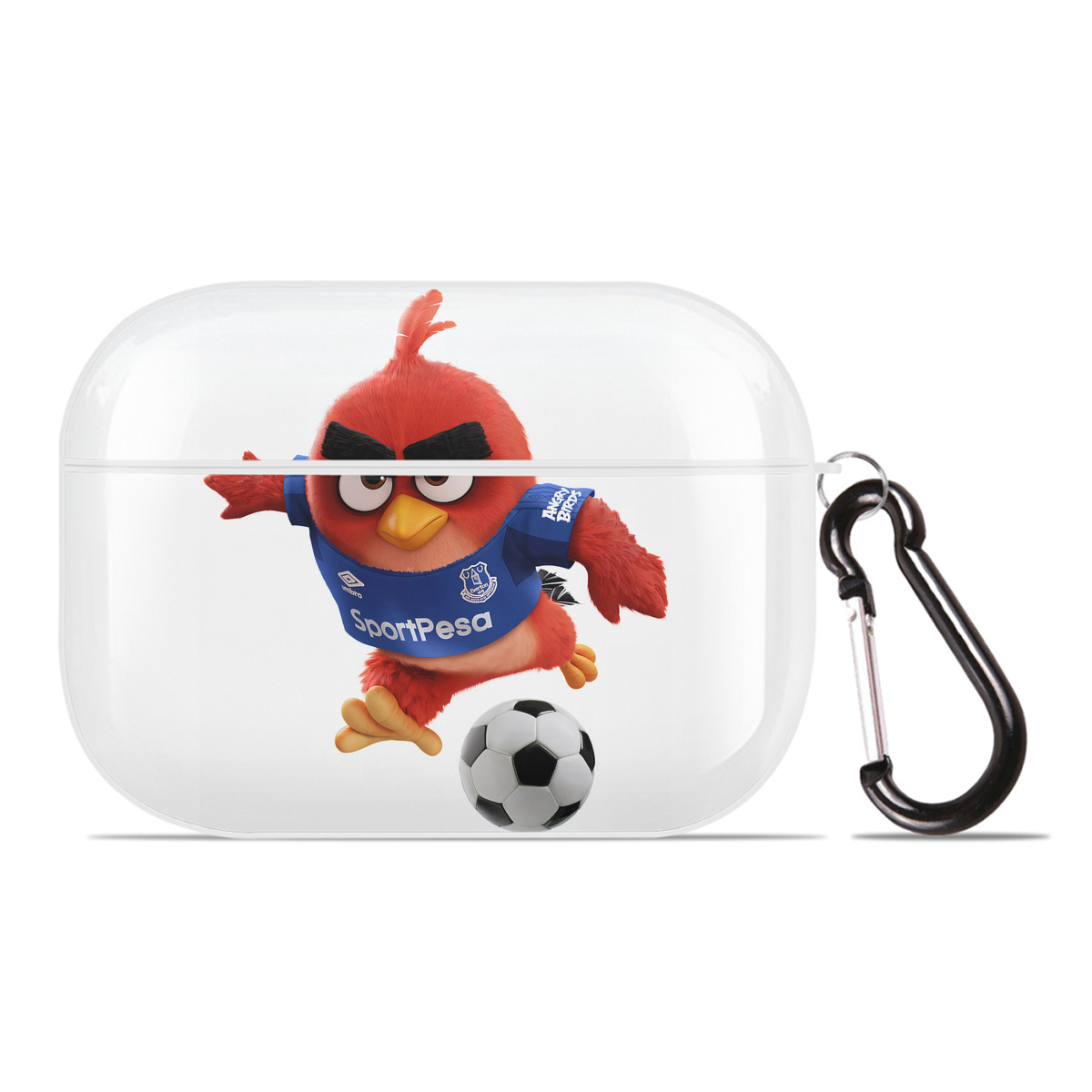（画像用） Angry Birds アングリーバード 【AirPods Pro用】ハードシェル保護ケース 耐衝撃・防指紋・カラビナ付き商品仕様