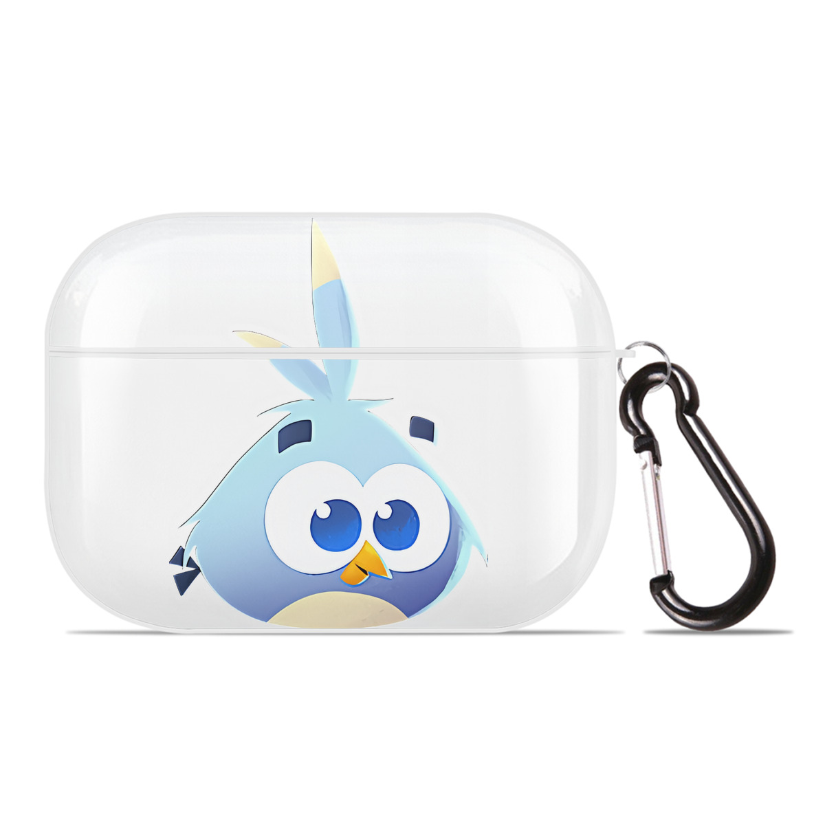（画像用） Angry Birds アングリーバード 【AirPods Pro用】ハードシェル保護ケース 耐衝撃・防指紋・カラビナ付き商品仕様