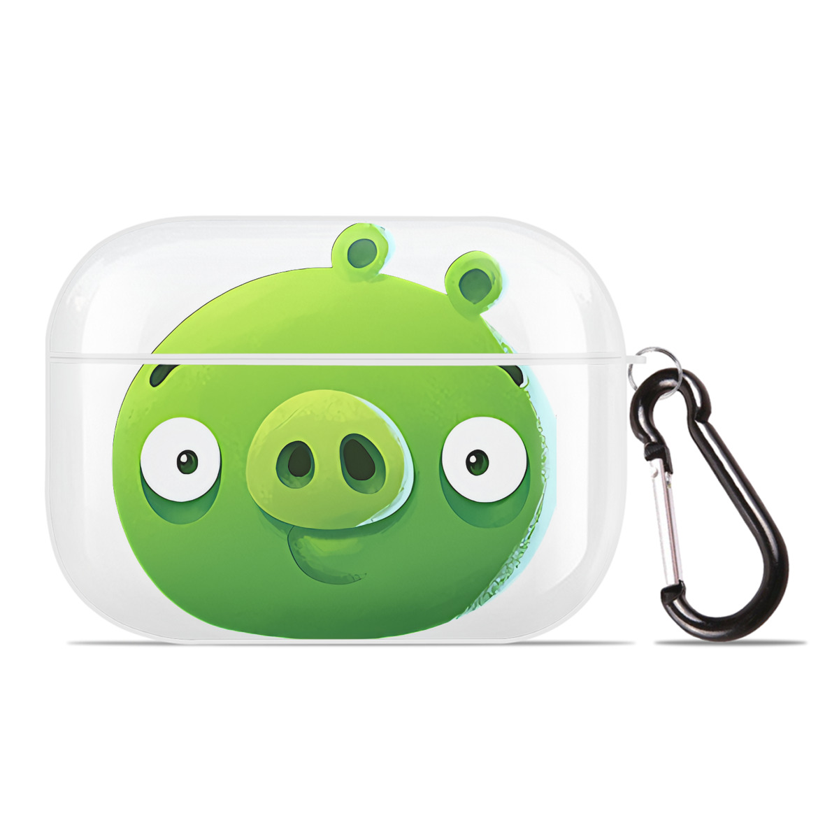 （画像用） Angry Birds アングリーバード 【AirPods Pro用】ハードシェル保護ケース 耐衝撃・防指紋・カラビナ付き商品仕様