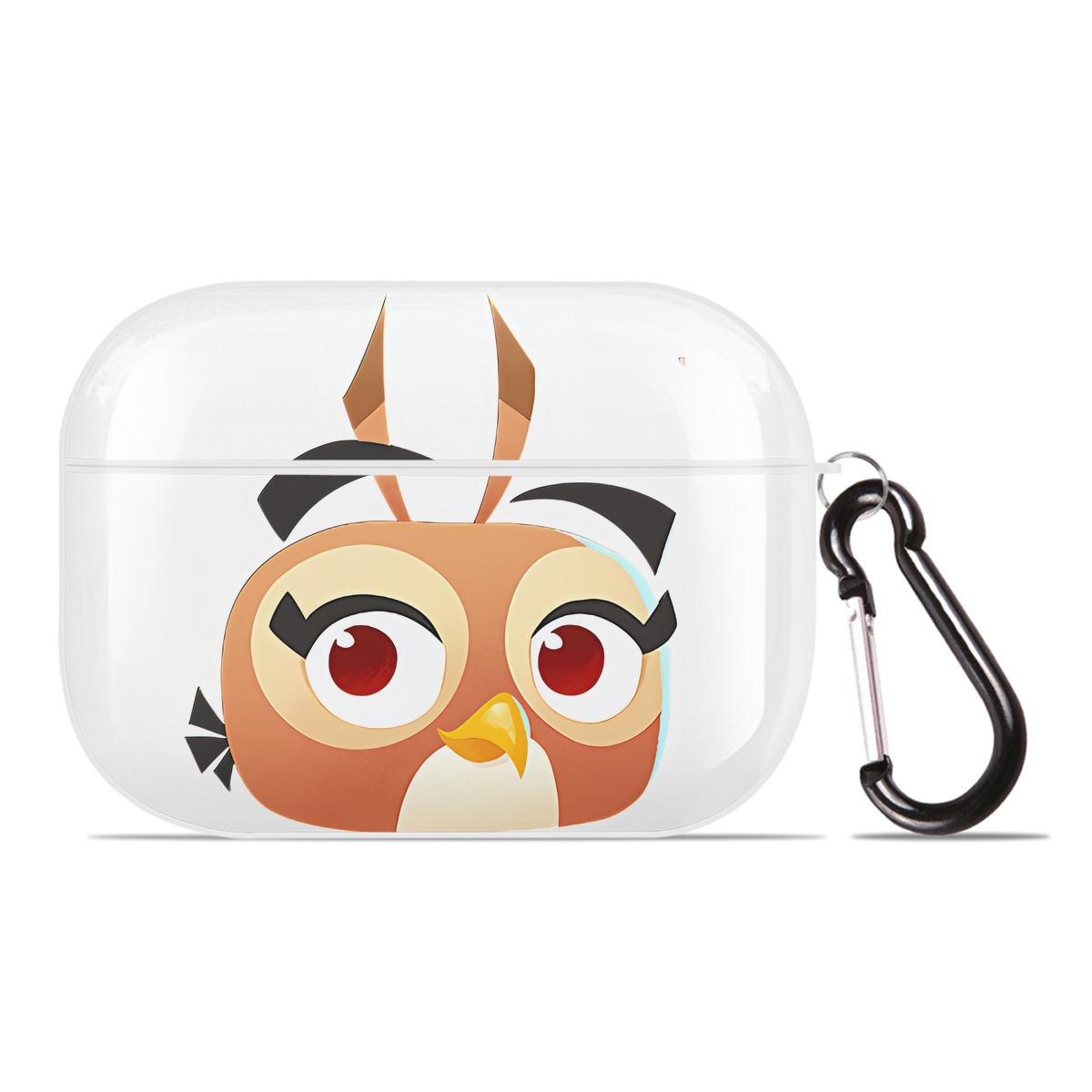（画像用） Angry Birds アングリーバード 【AirPods Pro用】ハードシェル保護ケース 耐衝撃・防指紋・カラビナ付き商品仕様