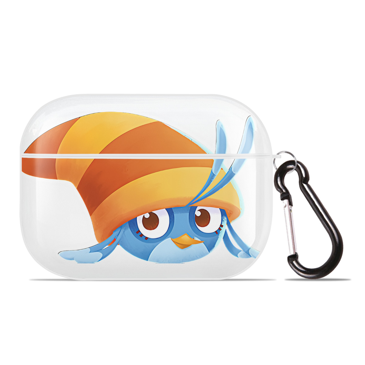 （画像用） Angry Birds アングリーバード 【AirPods Pro用】ハードシェル保護ケース 耐衝撃・防指紋・カラビナ付き商品仕様