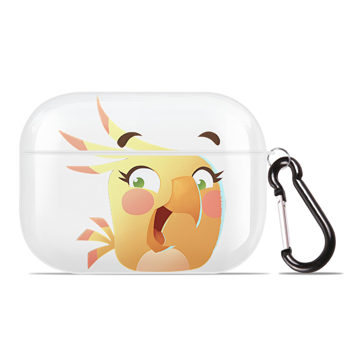 （画像用） Angry Birds アングリーバード 【AirPods Pro用】ハードシェル保護ケース 耐衝撃・防指紋・カラビナ付き商品仕様