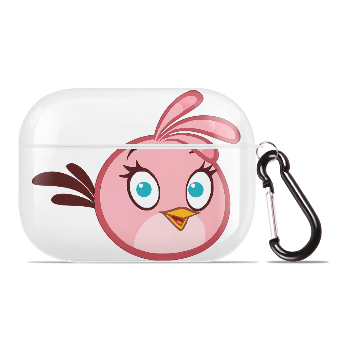 （画像用） Angry Birds アングリーバード 【AirPods Pro用】ハードシェル保護ケース 耐衝撃・防指紋・カラビナ付き商品仕様