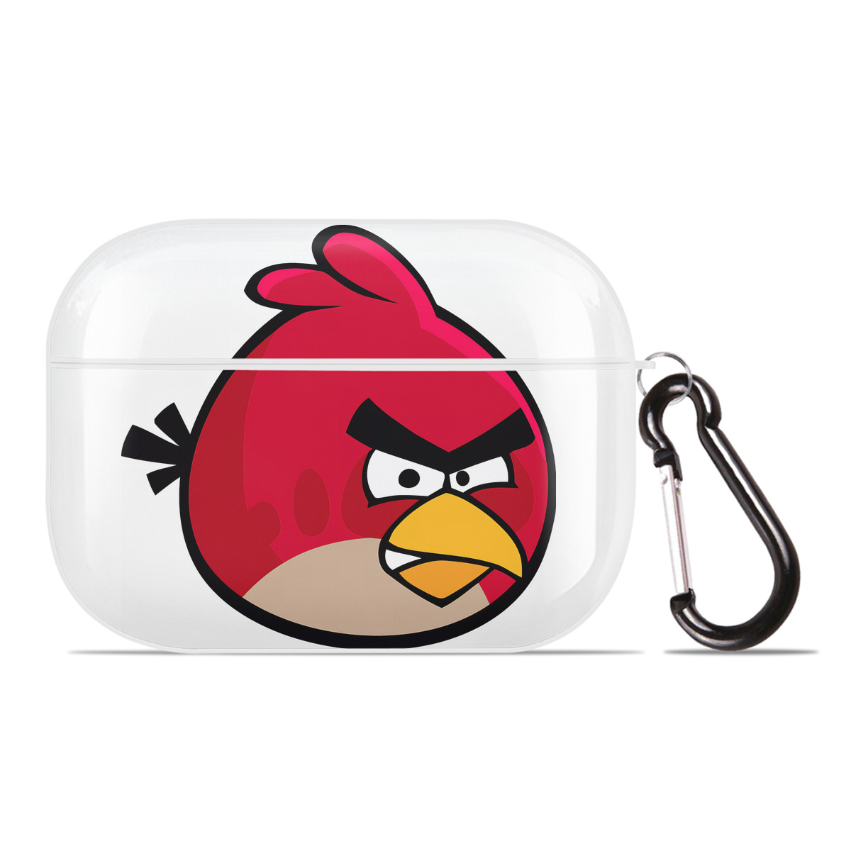 （画像用） Angry Birds アングリーバード 【AirPods Pro用】ハードシェル保護ケース 耐衝撃・防指紋・カラビナ付き商品仕様