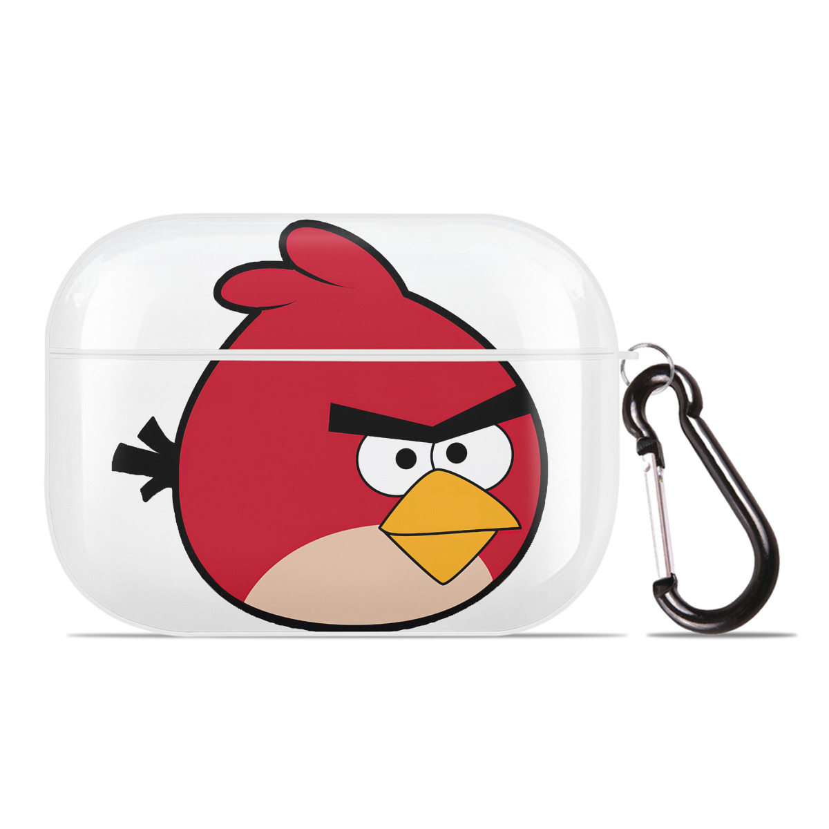 （画像用） Angry Birds アングリーバード 【AirPods Pro用】ハードシェル保護ケース 耐衝撃・防指紋・カラビナ付き商品仕様