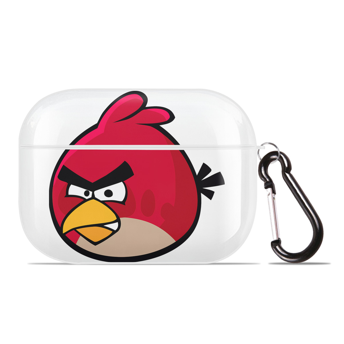 （画像用） Angry Birds アングリーバード 【AirPods Pro用】ハードシェル保護ケース 耐衝撃・防指紋・カラビナ付き商品仕様