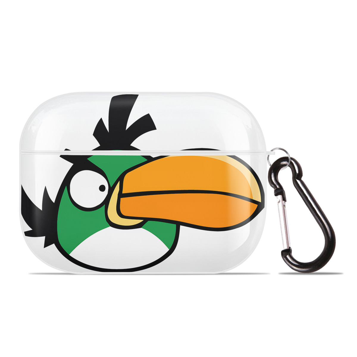 （画像用） Angry Birds アングリーバード 【AirPods Pro用】ハードシェル保護ケース 耐衝撃・防指紋・カラビナ付き商品仕様