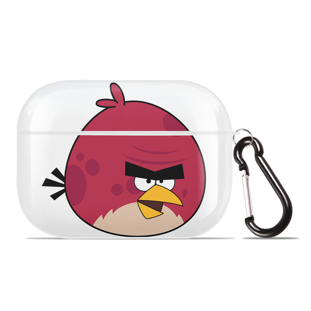 （画像用） Angry Birds アングリーバード 【AirPods Pro用】ハードシェル保護ケース 耐衝撃・防指紋・カラビナ付き商品仕様