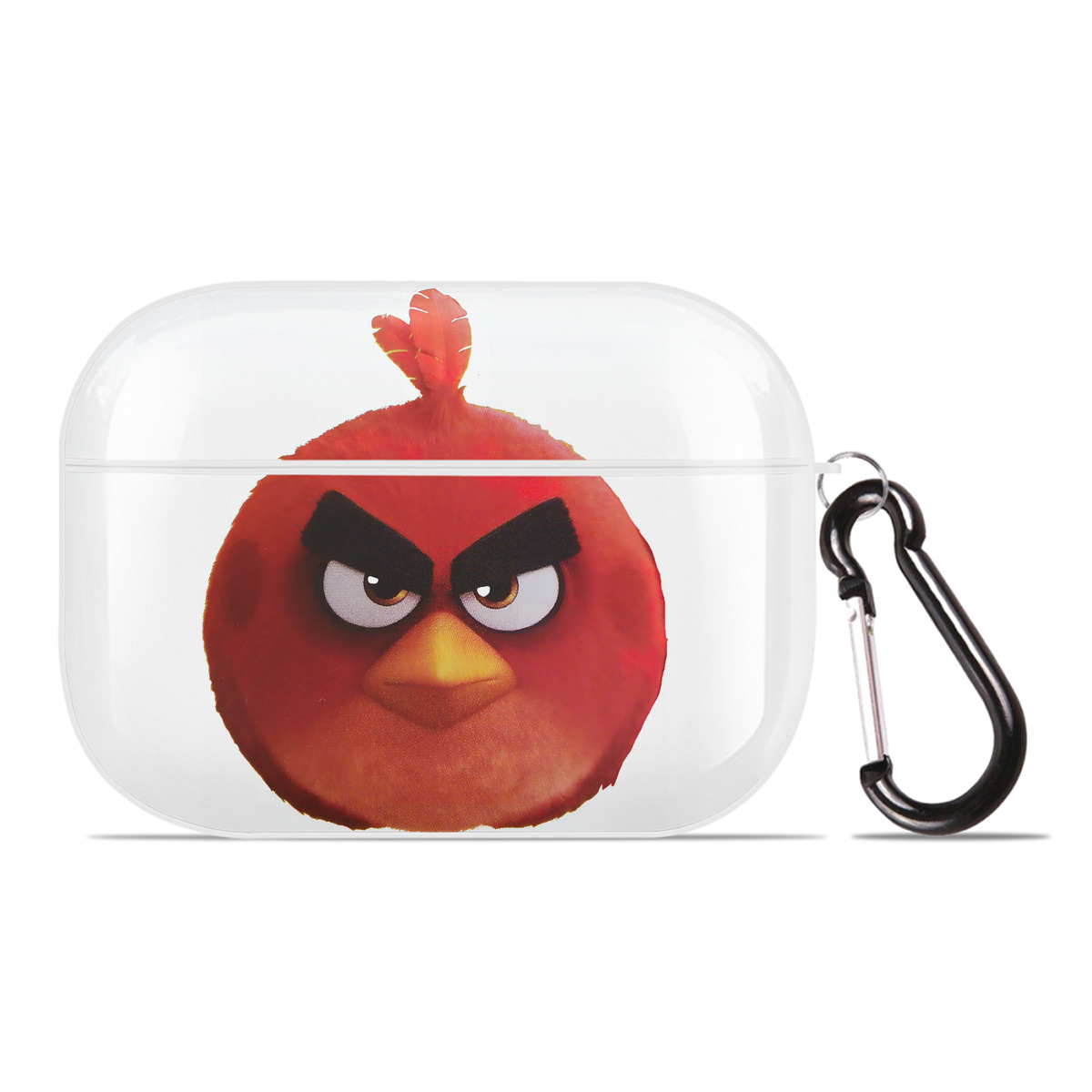 （画像用） Angry Birds アングリーバード 【AirPods Pro用】ハードシェル保護ケース 耐衝撃・防指紋・カラビナ付き商品仕様