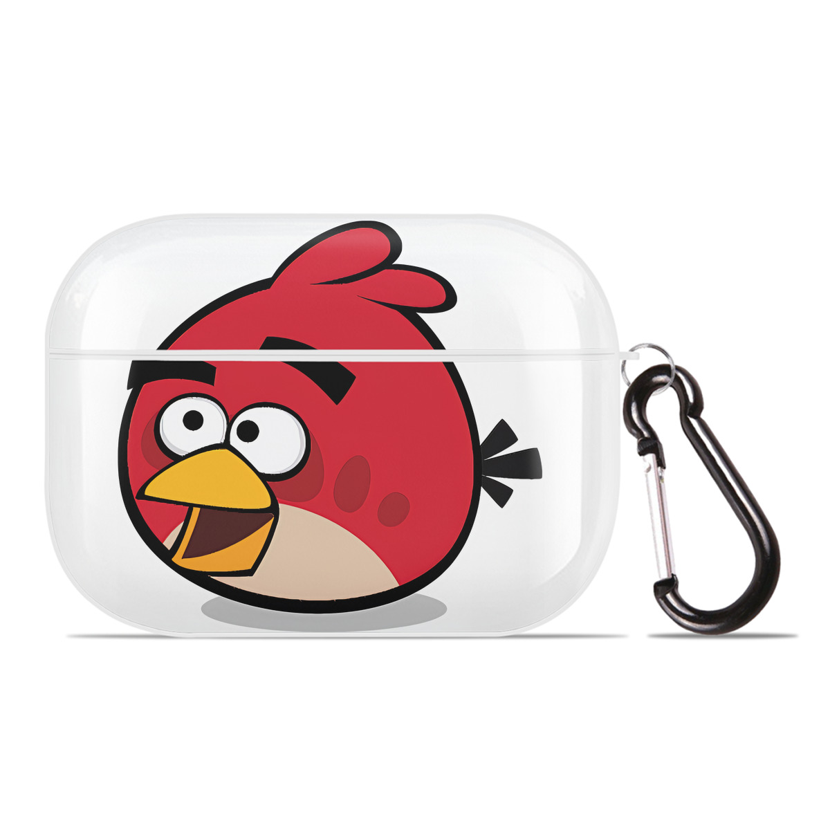 （画像用） Angry Birds アングリーバード 【AirPods Pro用】ハードシェル保護ケース 耐衝撃・防指紋・カラビナ付き商品仕様