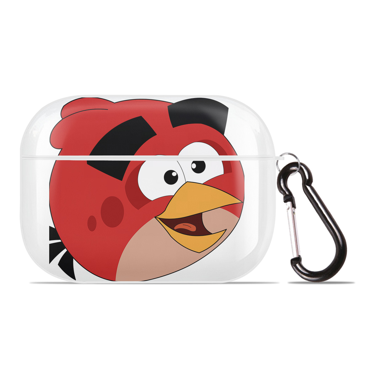 （画像用） Angry Birds アングリーバード 【AirPods Pro用】ハードシェル保護ケース 耐衝撃・防指紋・カラビナ付き商品仕様
