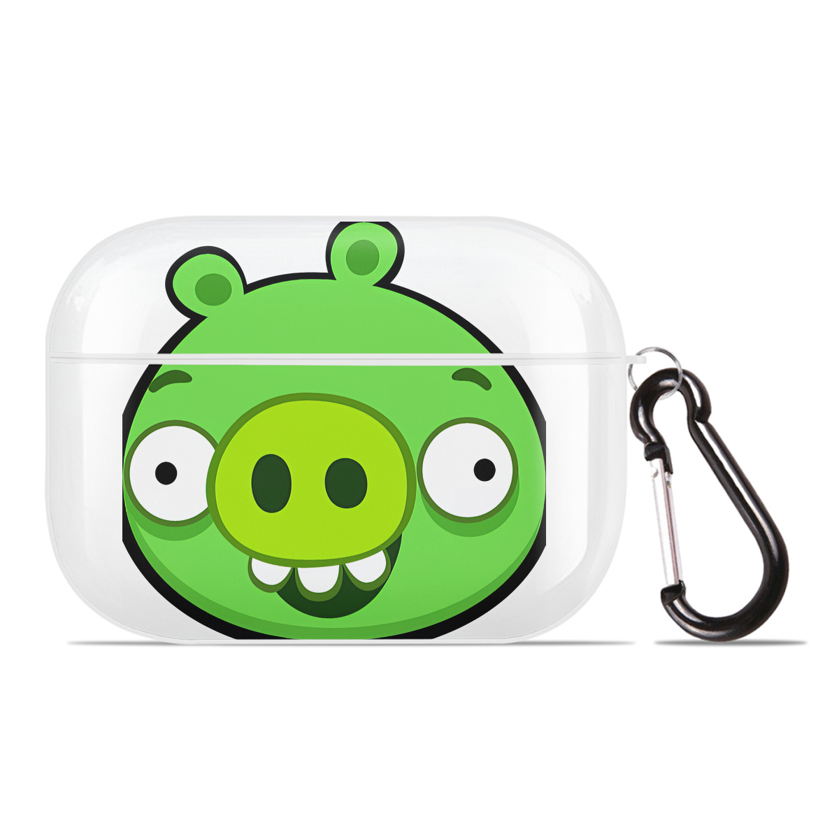 （画像用） Angry Birds アングリーバード 【AirPods Pro用】ハードシェル保護ケース 耐衝撃・防指紋・カラビナ付き商品仕様