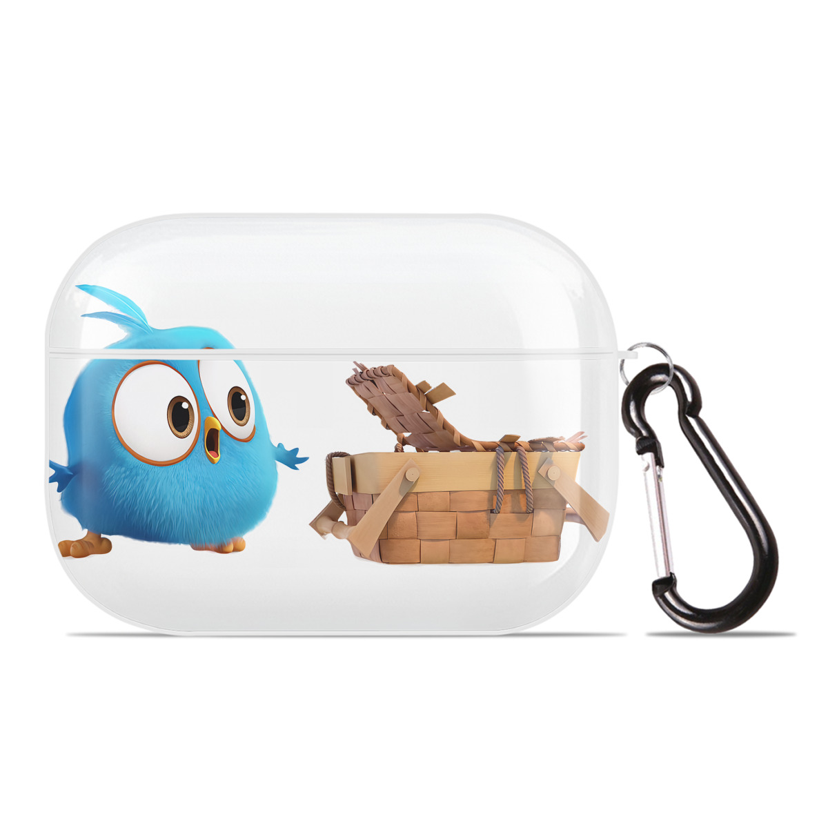 （画像用） Angry Birds アングリーバード 【AirPods Pro用】ハードシェル保護ケース 耐衝撃・防指紋・カラビナ付き商品仕様