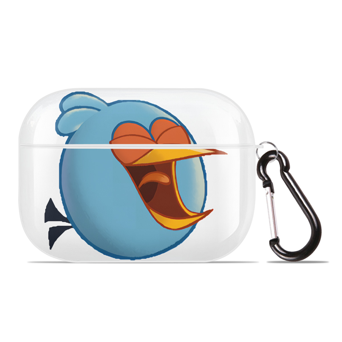 （画像用） Angry Birds アングリーバード 【AirPods Pro用】ハードシェル保護ケース 耐衝撃・防指紋・カラビナ付き商品仕様