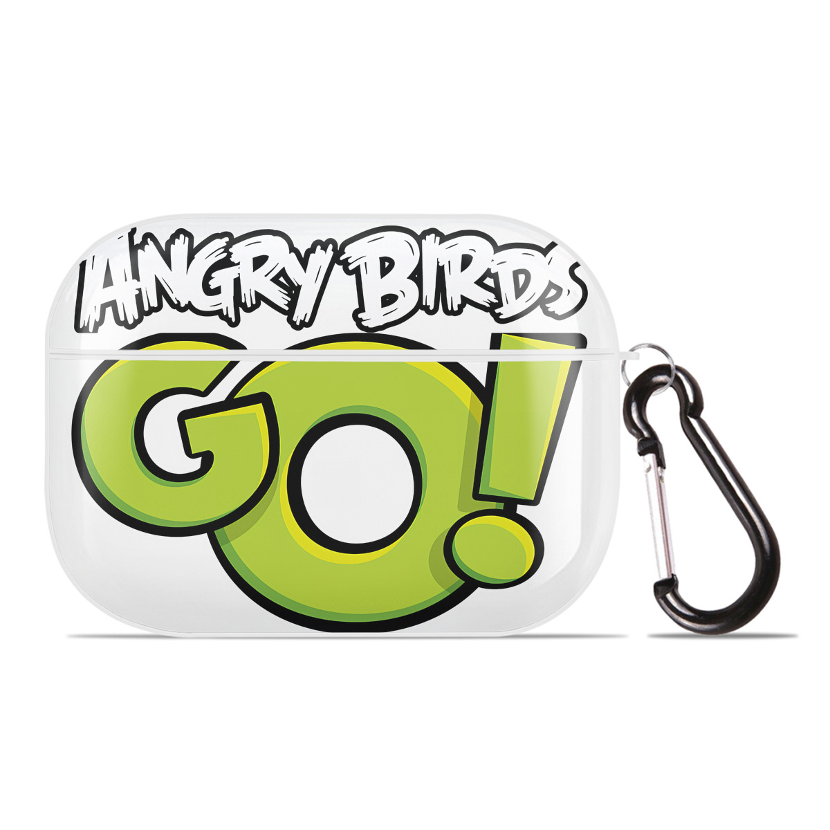 （画像用） Angry Birds アングリーバード 【AirPods Pro用】ハードシェル保護ケース 耐衝撃・防指紋・カラビナ付き商品仕様