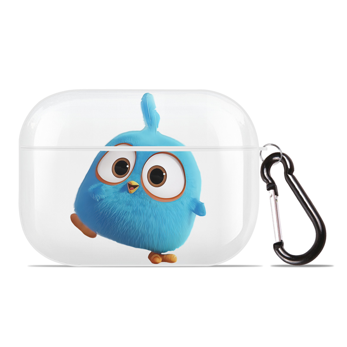 （画像用） Angry Birds アングリーバード 【AirPods Pro用】ハードシェル保護ケース 耐衝撃・防指紋・カラビナ付き商品仕様