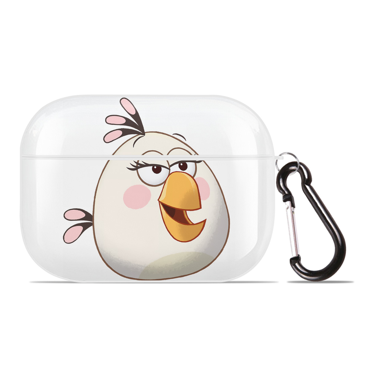 （画像用） Angry Birds アングリーバード 【AirPods Pro用】ハードシェル保護ケース 耐衝撃・防指紋・カラビナ付き商品仕様