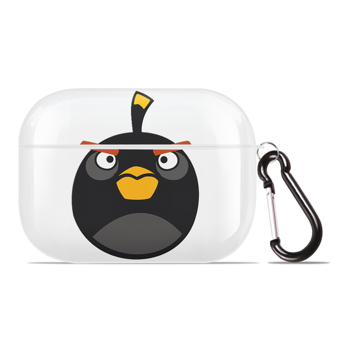 （画像用） Angry Birds アングリーバード 【AirPods Pro用】ハードシェル保護ケース 耐衝撃・防指紋・カラビナ付き商品仕様
