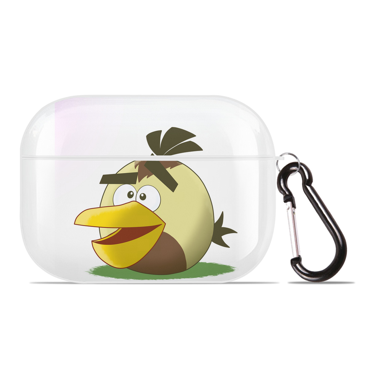 （画像用） Angry Birds アングリーバード 【AirPods Pro用】ハードシェル保護ケース 耐衝撃・防指紋・カラビナ付き商品仕様