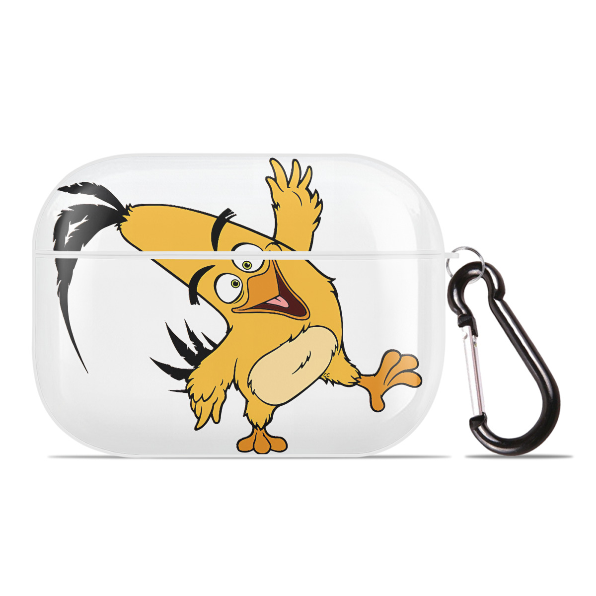 （画像用） Angry Birds アングリーバード 【AirPods Pro用】ハードシェル保護ケース 耐衝撃・防指紋・カラビナ付き商品仕様