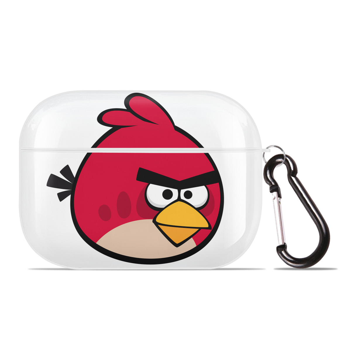（画像用） Angry Birds アングリーバード 【AirPods Pro用】ハードシェル保護ケース 耐衝撃・防指紋・カラビナ付き商品仕様