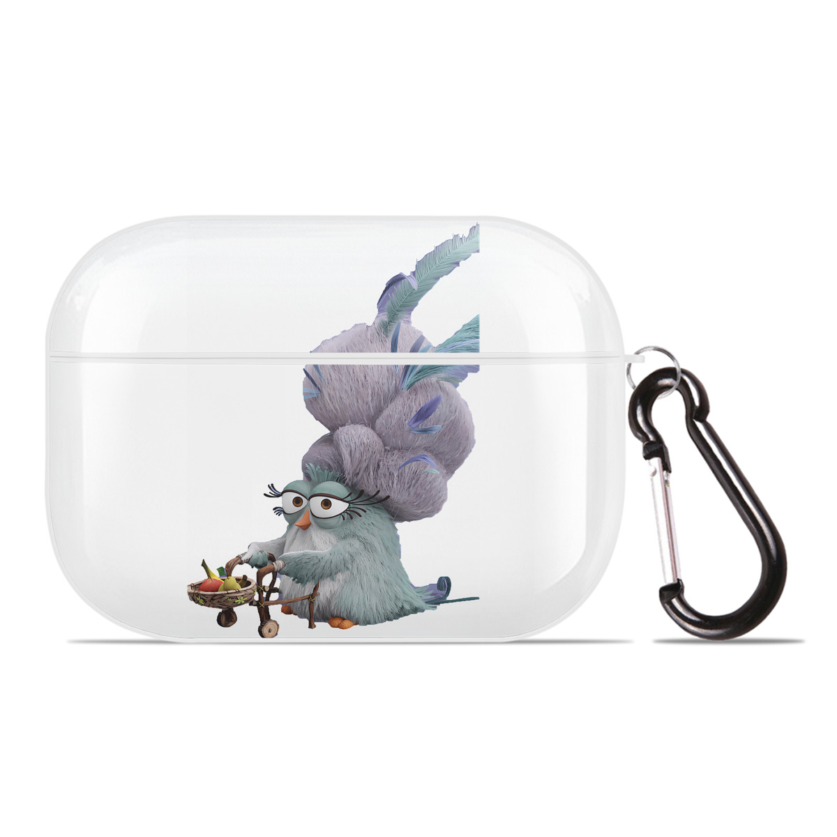 （画像用） Angry Birds アングリーバード 【AirPods Pro用】ハードシェル保護ケース 耐衝撃・防指紋・カラビナ付き商品仕様