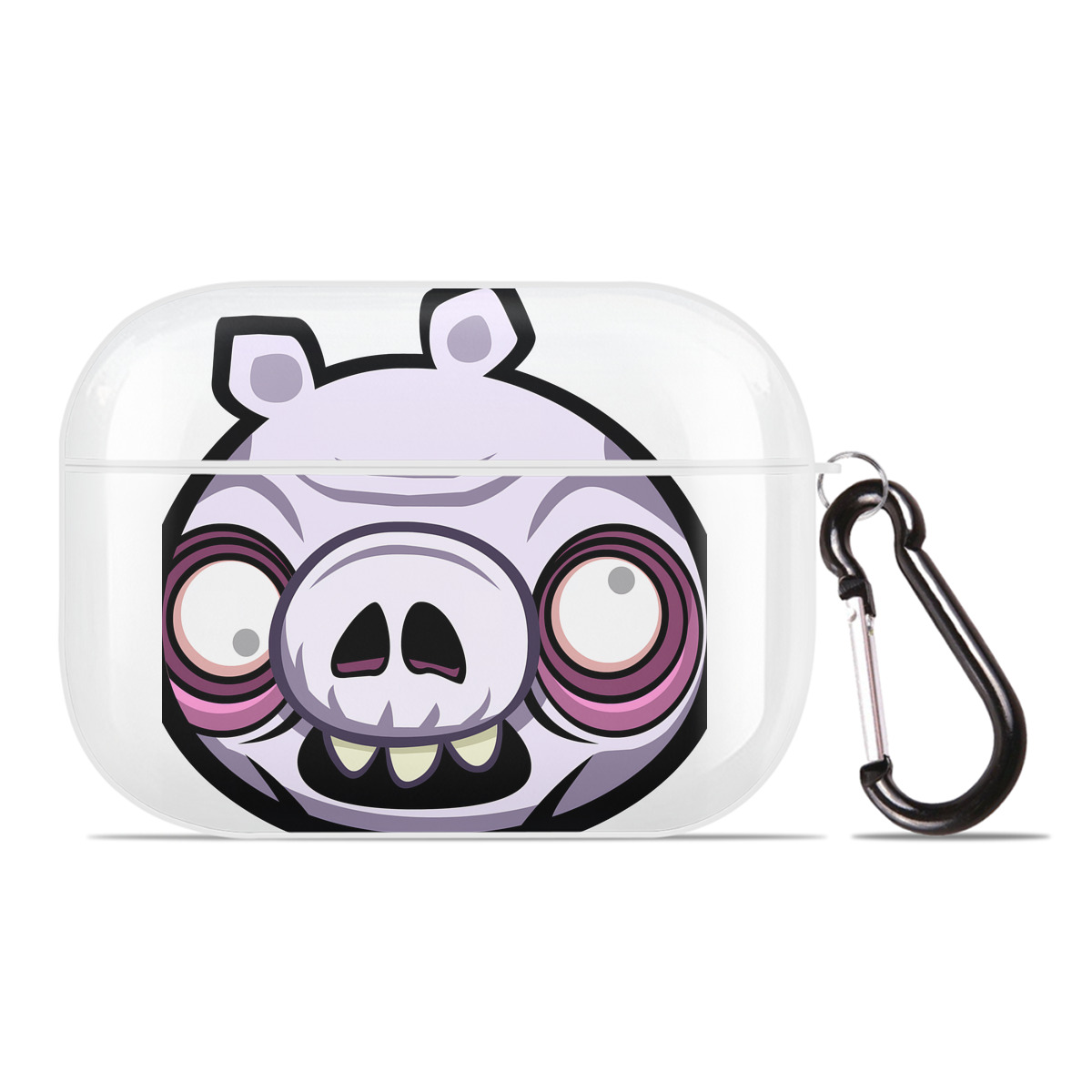 （画像用） Angry Birds アングリーバード 【AirPods Pro用】ハードシェル保護ケース 耐衝撃・防指紋・カラビナ付き商品仕様