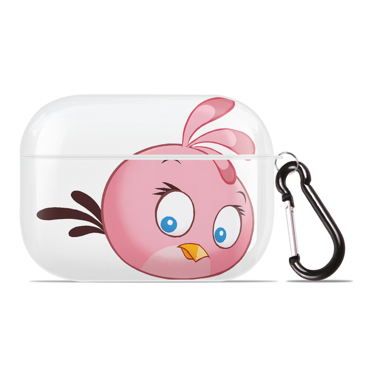 （画像用） Angry Birds アングリーバード 【AirPods Pro用】ハードシェル保護ケース 耐衝撃・防指紋・カラビナ付き商品仕様