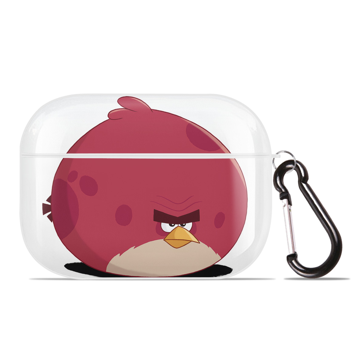 （画像用） Angry Birds アングリーバード 【AirPods Pro用】ハードシェル保護ケース 耐衝撃・防指紋・カラビナ付き商品仕様