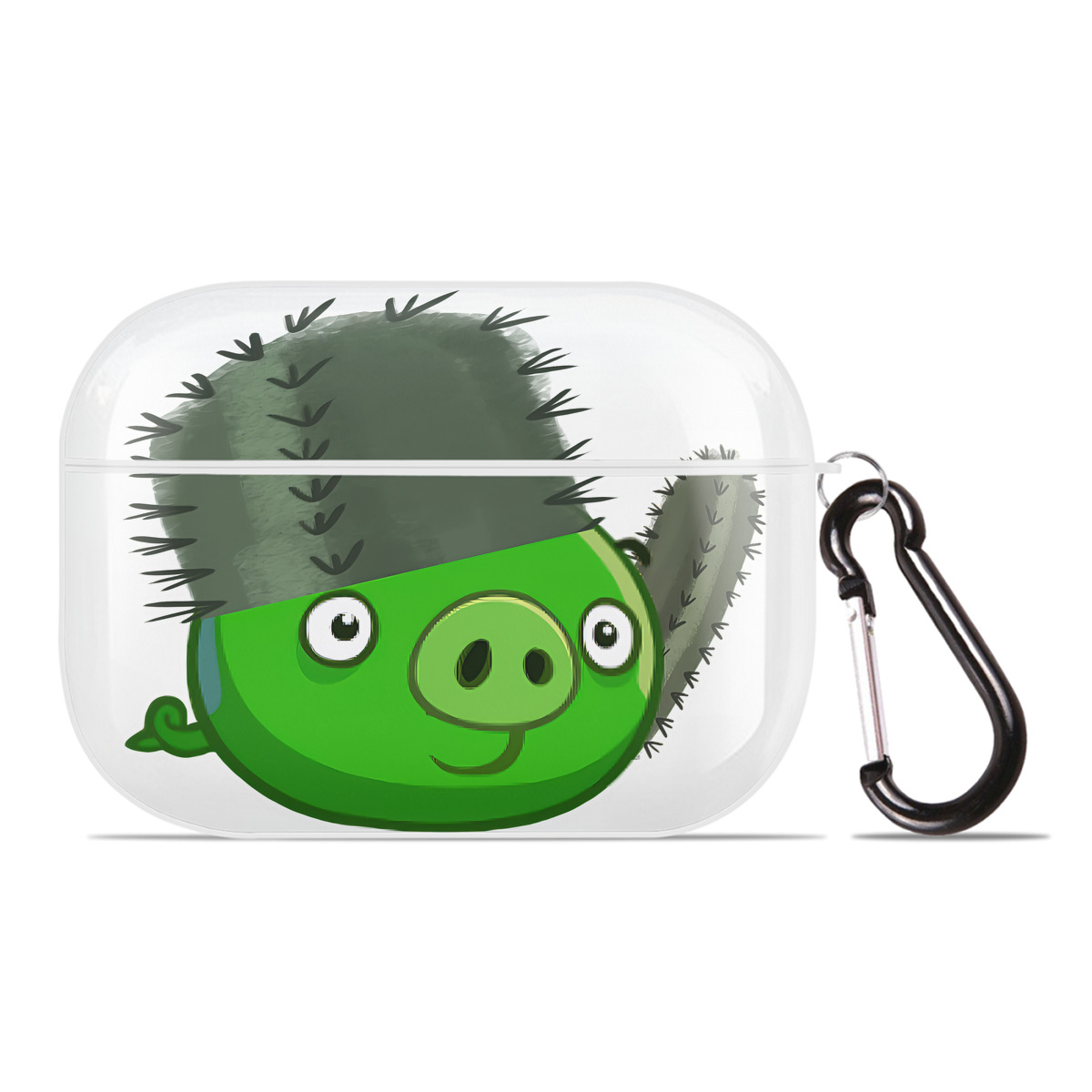 （画像用） Angry Birds アングリーバード 【AirPods Pro用】ハードシェル保護ケース 耐衝撃・防指紋・カラビナ付き商品仕様