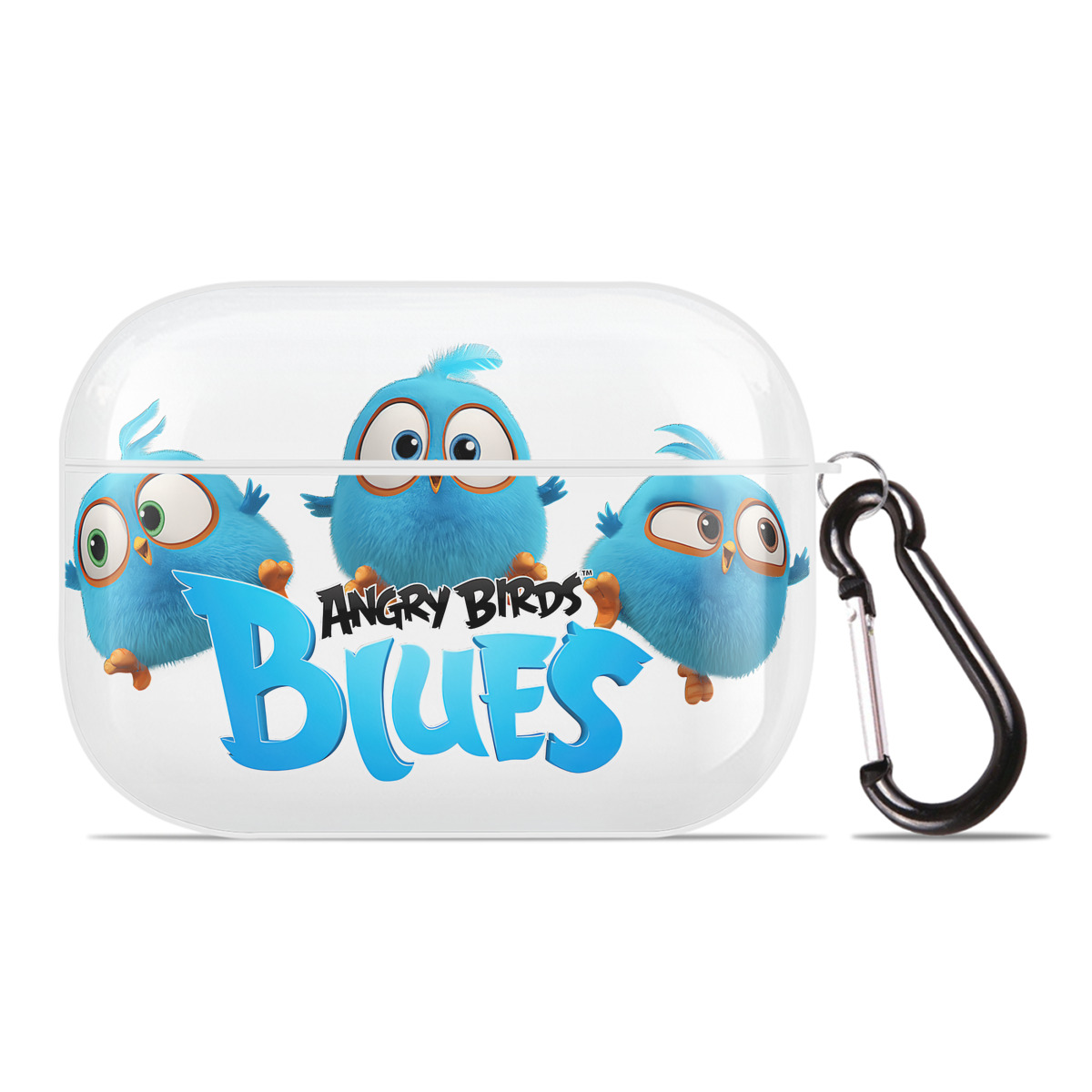 （画像用） Angry Birds アングリーバード 【AirPods Pro用】ハードシェル保護ケース 耐衝撃・防指紋・カラビナ付き商品仕様